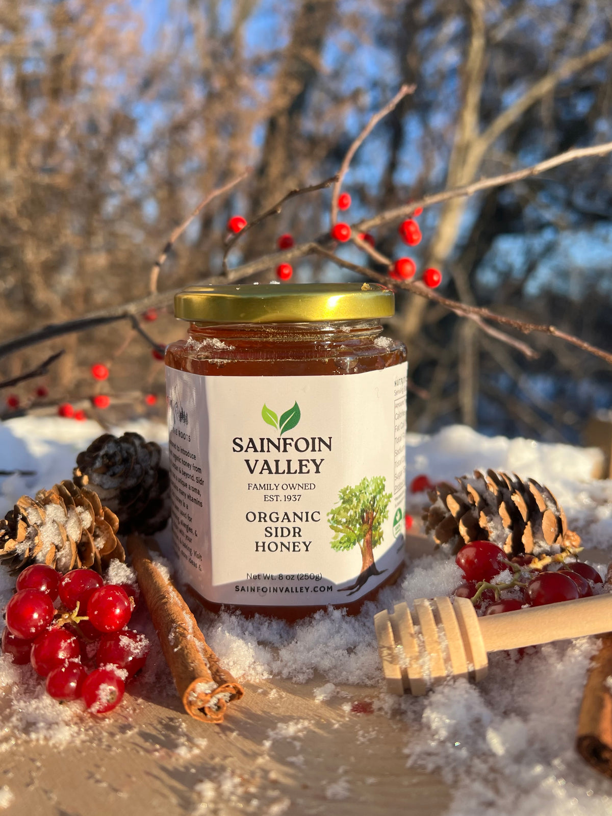 Organic Gourmet Sidr Honey-Sainfoin Valley